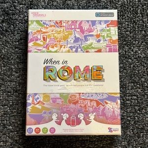 NEW When in Rome Travel Trivia Game
